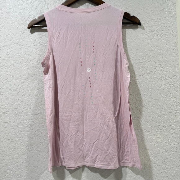 Lululemon Silk-Blend Relaxed-Fit Tank Top Flush Pink Size Medium - Picture 9 of 15